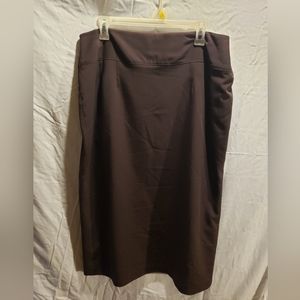 Brown Ankle Length skirt